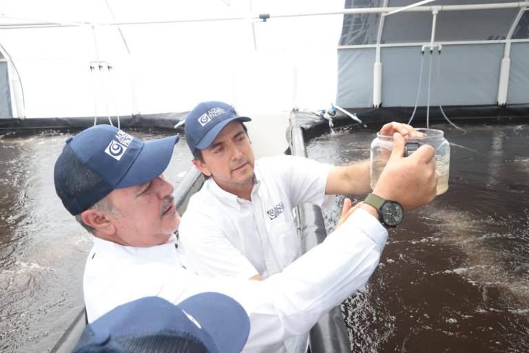 Recorre titular de Conapesca granjas acuícolas y laboratorios del sur de Sinaloa