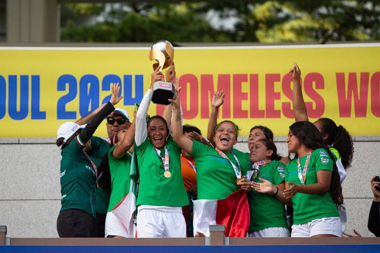 México se corona en ambas ramas en la Homeless World Cup en Seúl
