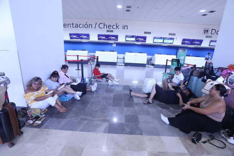 Ocasiona apagón digital retrasos en vuelos de aerolíneas nacionales en Mazatlán