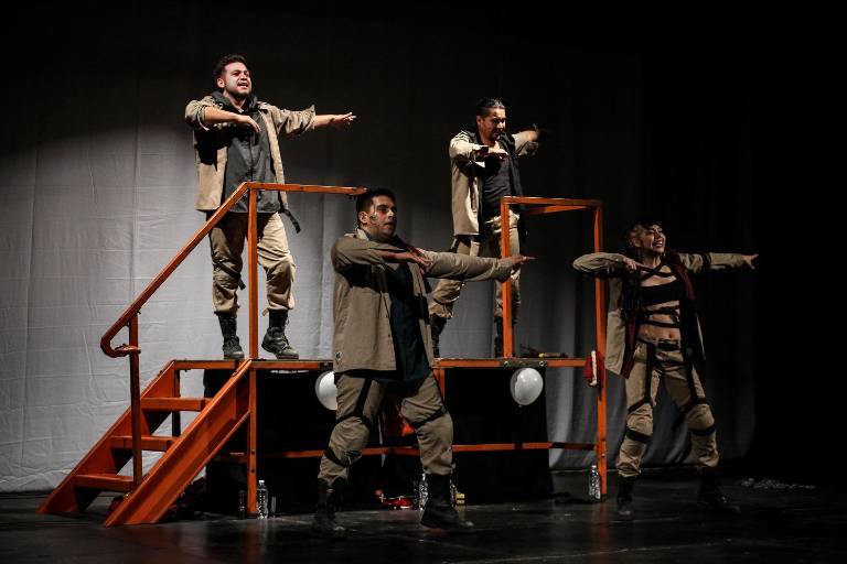 Recrean en escena la historia del crimen