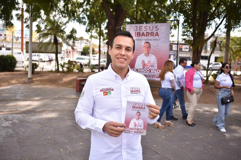 Inicia campaña Jesús Ibarra por el distrito 5 de la Diputación federal