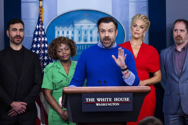 Elenco de ‘Ted Lasso’ visita la Casa Blanca
