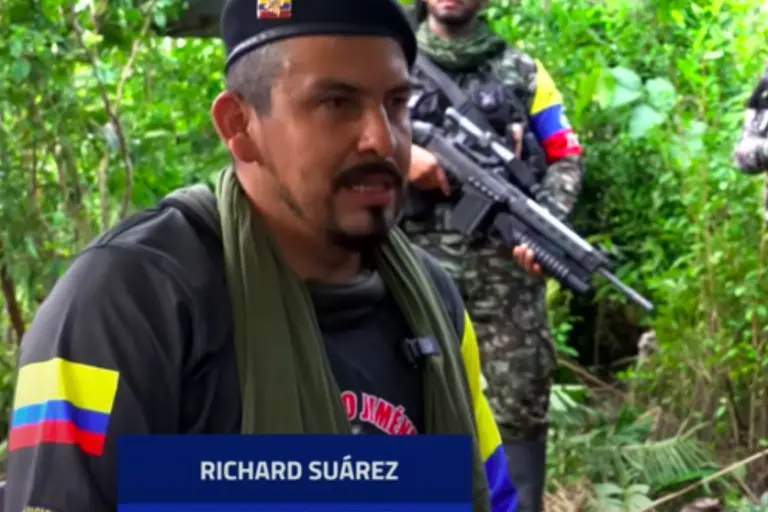 $!Alias Richard, del frente 33 de las disidencias de las FARC.