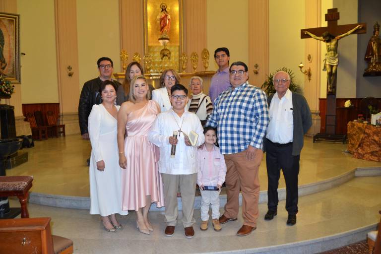 Recibe Mateo Sánchez Camacho, a Cristo en su corazón