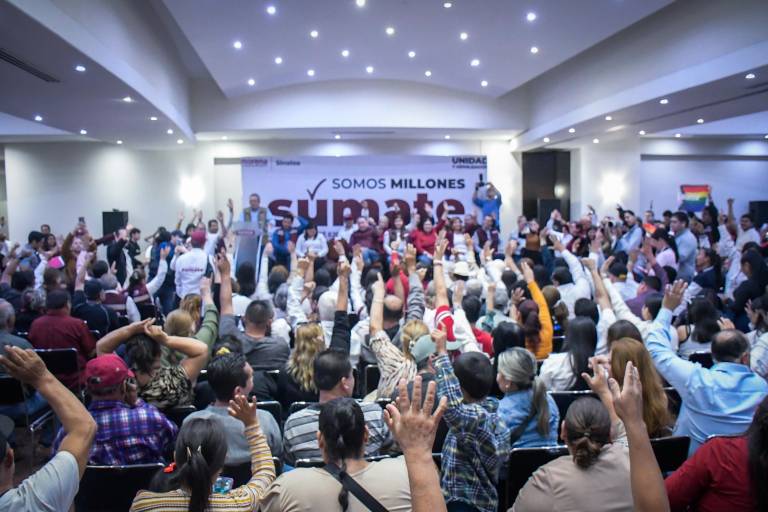 En evento público, Morena Sinaloa respalda a Gobernador y destaca día con cero homicidios