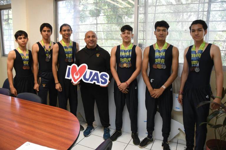 Estudiantes de la UAS, victoriosos en Campeonato Estatal de Gimnasia Artística Varonil