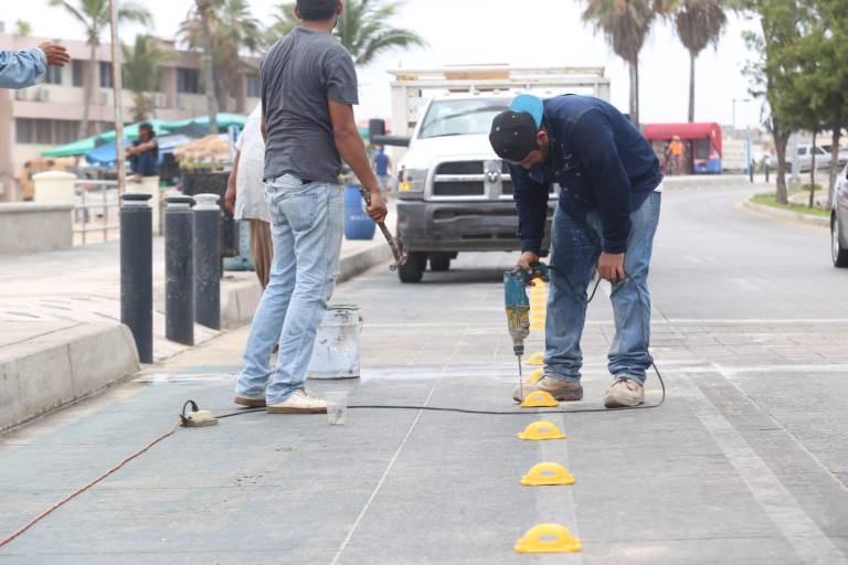 En Mazatlán refuerzan la seguridad en la ciclovía del malecón