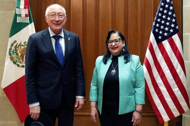 Embajador de EU se reúne con ministra Norma Piña