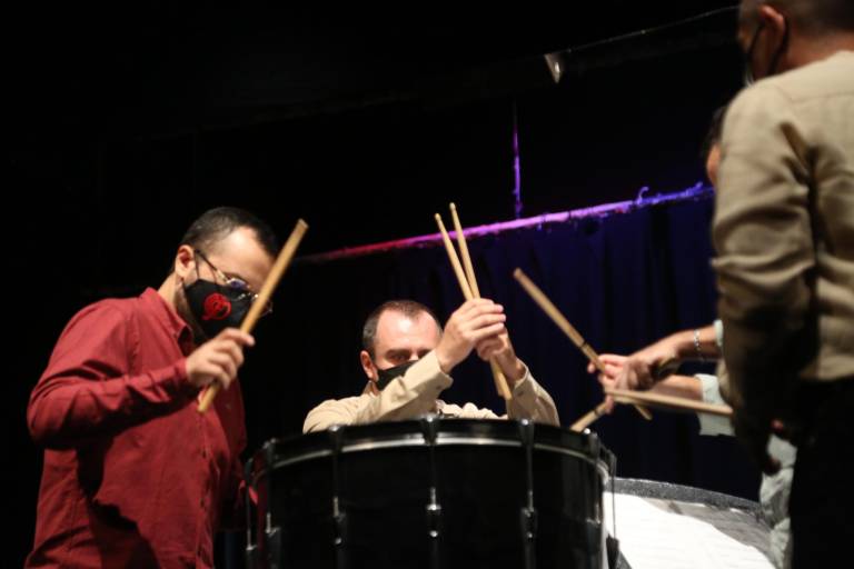 Disfrutan ‘Obras de concurso’ con SAFA Ensamble de Percusiones