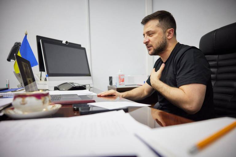 Zelenski recuerda el Holocausto para reclamar un apoyo más firme de Israel a Ucrania