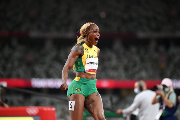 Elaine Thompson hace historia tras ganar oro en los 200 metros