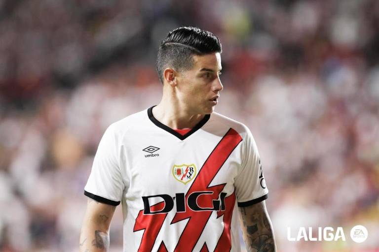 El Rayo da la bienvenida a James Rodríguez remontando al Osasuna