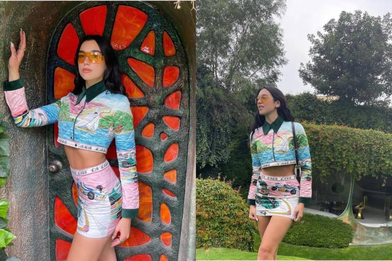 Dua Lipa visita la Ciudad de México y queda maravillada con el Palacio de Bellas Artes