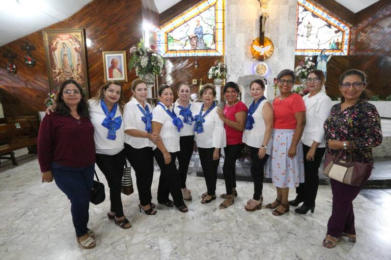Integrantes de Anspac Mazatlán agradecen a Dios por las bondades recibidas y piden por un buen año escolar