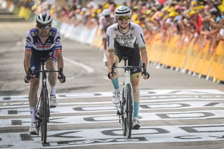 Mohoric gana la etapa más rápida del Tour con llegada de foto finish