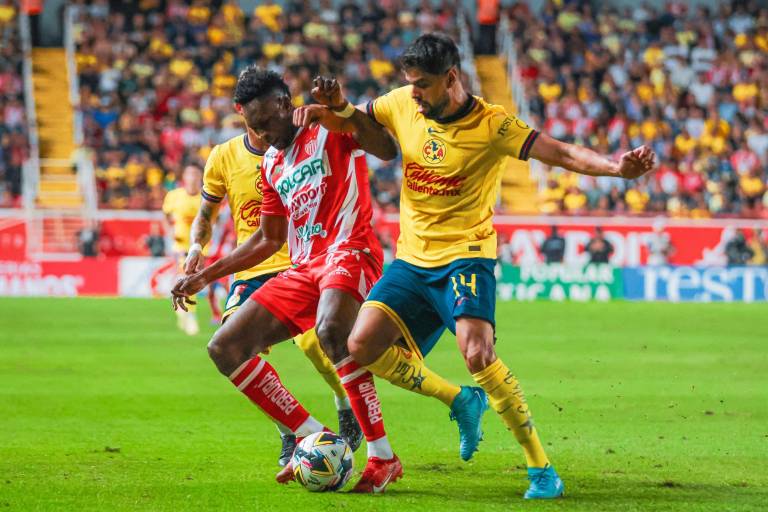 América pudo salvar su buena racha y le empató al Necaxa