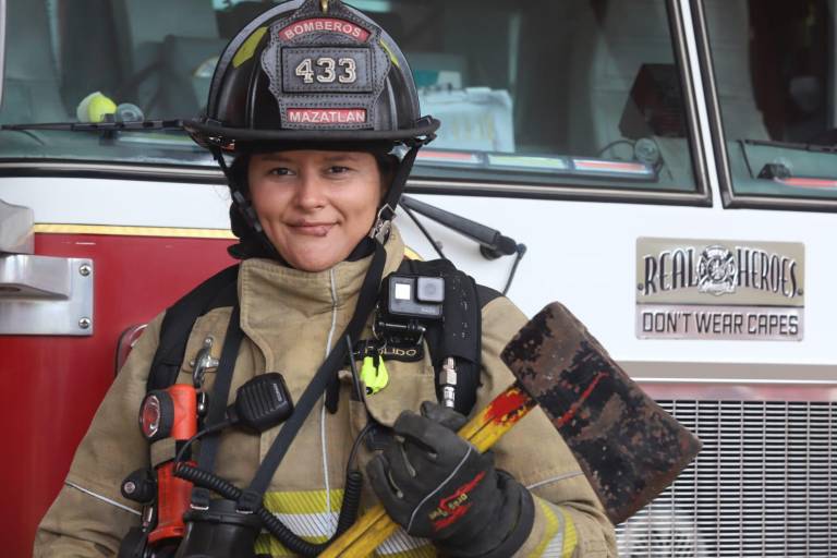 Para mí ser bombero es pasión por la humanidad: Martha Laura Pulido Saucedo
