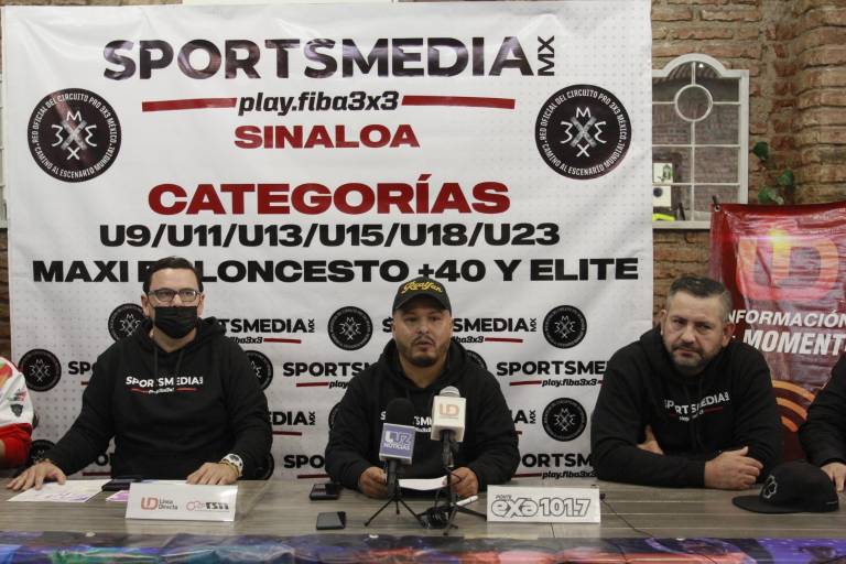 A Sinaloa llegará el primer torneo de basquetbol SportMedia Mx, Play FIBA 3x3