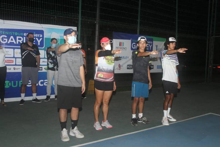 La cancha del Kilómetro Cero se viste de gala para albergar el Torneo Escalera Garley Tenis Tour 2021