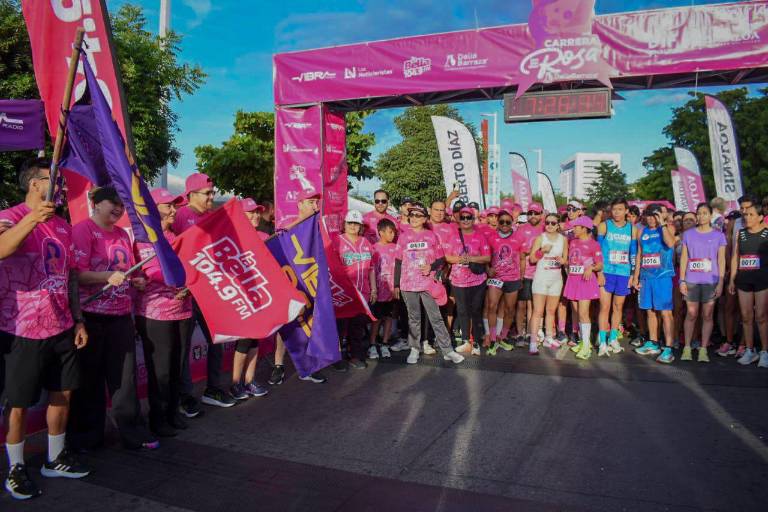 Inunda Carrera Rosa a Culiacán en su tercera edición contra el cáncer de mama