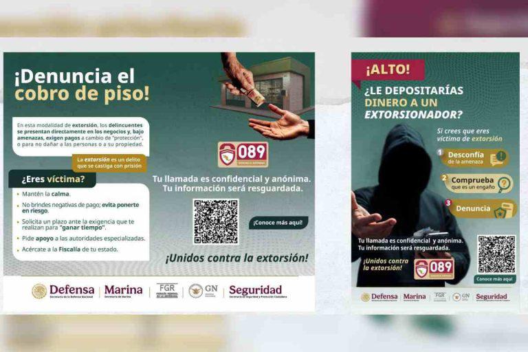 $!Gabinete de Seguridad anuncia estrategia contra la extorsión; contempla congelamiento de cuentas, bloqueo de líneas y operativos