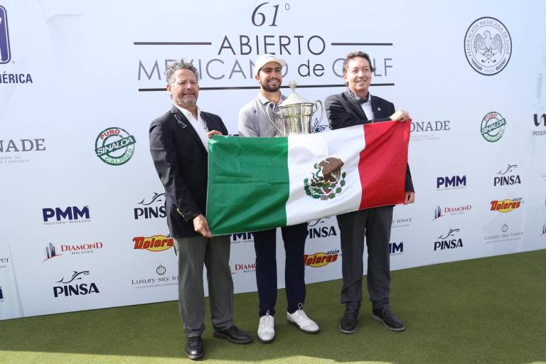 Álvaro Ortiz es el campeón del Abierto Mexicano de Golf de Mazatlán