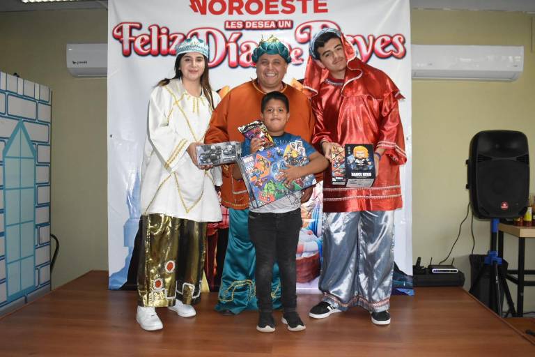 Llegan los Reyes Magos de Noroeste a Culiacán y transforman la ilusión de los pequeños en alegría