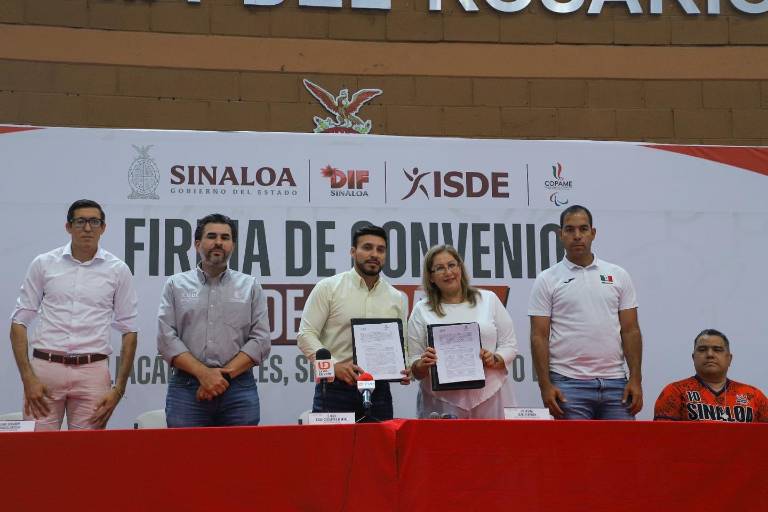 Firma Isde histórico convenio con el Comité Paralímpico Mexicano