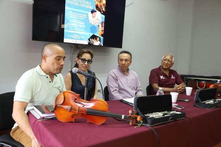 Formarán en Mazatlán la Orquesta Escuela Paseo del Centenario