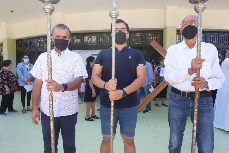 Recuerdan el viacrucis de Cristo en San Judas