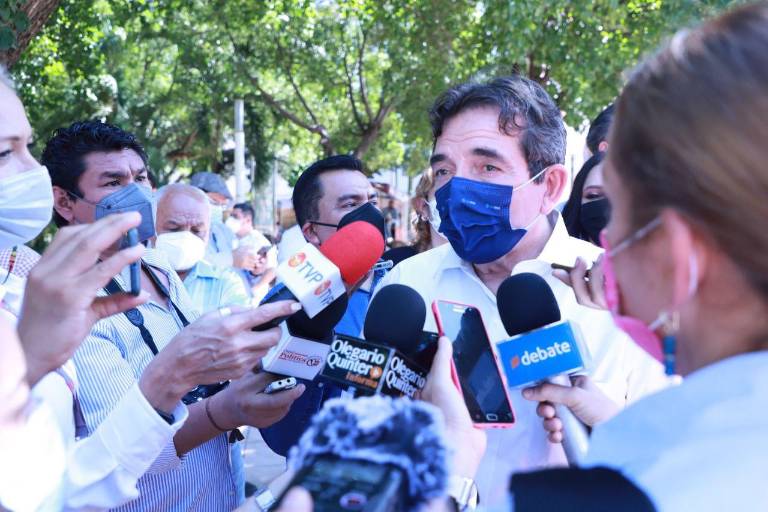 ‘Vamos a darle seguimiento al proceso de Revocación de Mandato, que ya inició a nivel nacional’, dice Cuén Ojeda