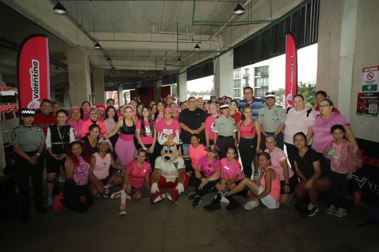 Apoya Venados de Mazatlán causa de Casa Valentina con máster class de zumba y bailes rítmicos