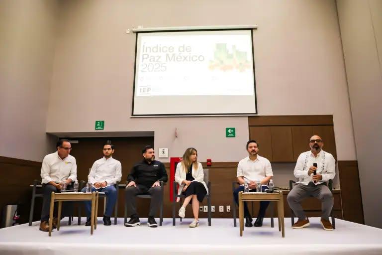 $!Panel que presenta el Índice de Paz México 2025.