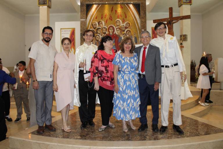 Ya son fieles católicos Eugenio y Vladimir Kolesnikov