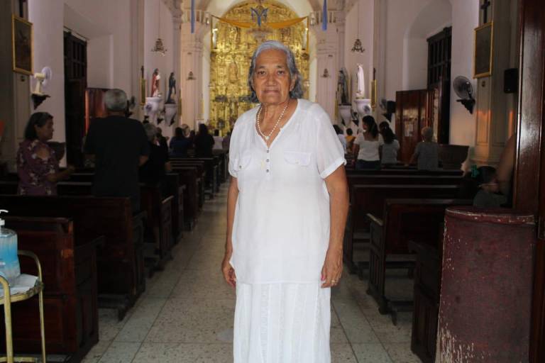 Atestigua Julianita la fiesta de Nuestra Señora del Rosario desde hace más de medio siglo