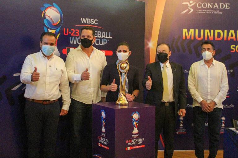 Presentan trofeo y detalles del Mundial Sub 23 en Hermosillo