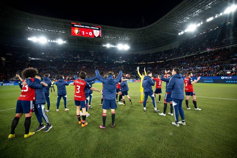 Osasuna golpea primero en las semifinales de la Copa del Rey