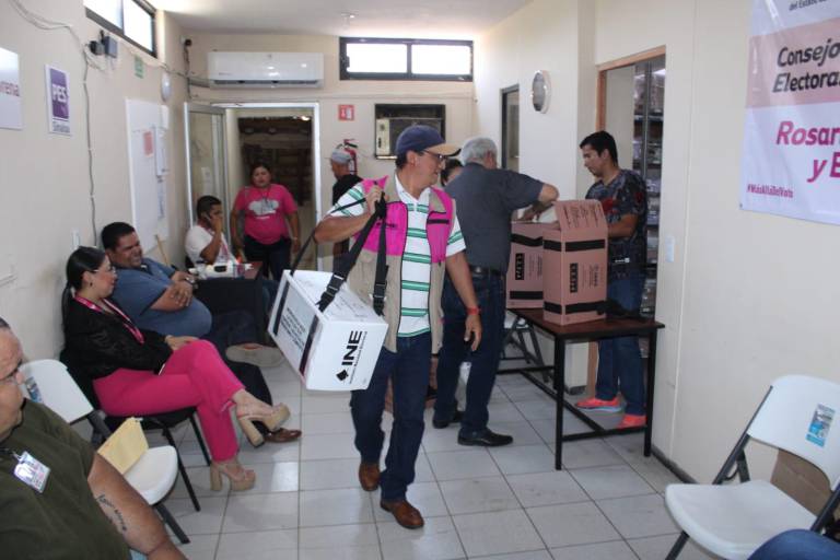 Inicia el 24 Consejo Distrital el reparto de paquetes electorales