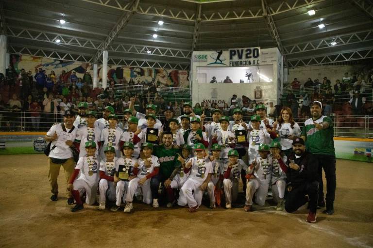 México es campeón del Panamericano de Beisbol U10