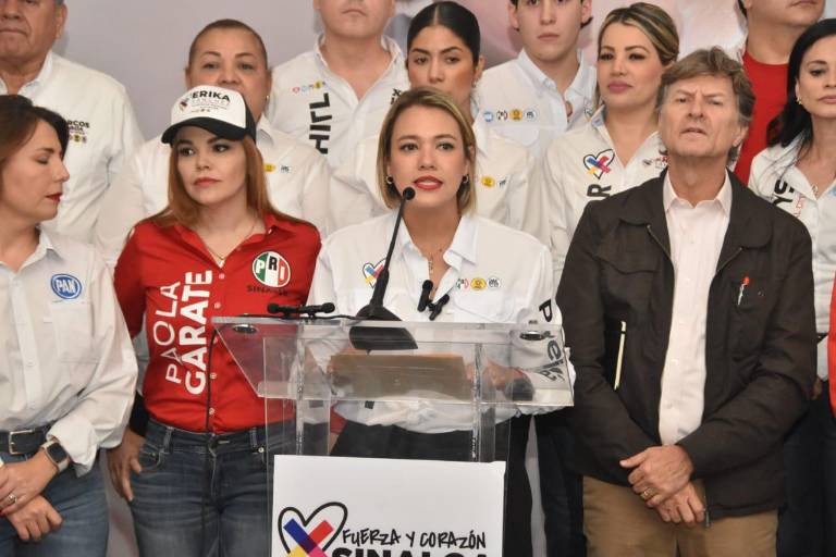 Erika Sánchez, candidata a la Alcaldía de Culiacán, acusa a Gámez Mendívil de campaña anticipada