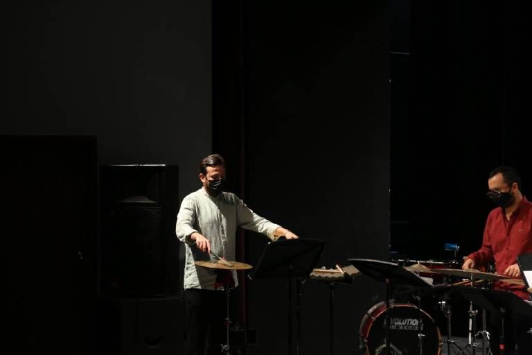 Disfrutan ‘Obras de concurso’ con SAFA Ensamble de Percusiones
