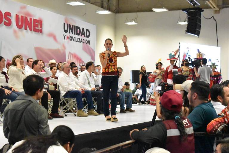 Ex priistas no están afiliados a Morena, pero trabajarán a favor de Claudia, dice el partido