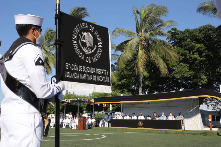 Celebran el Bicentenario de la Armada de México en la Cuarta Zona Naval, en Mazatlán