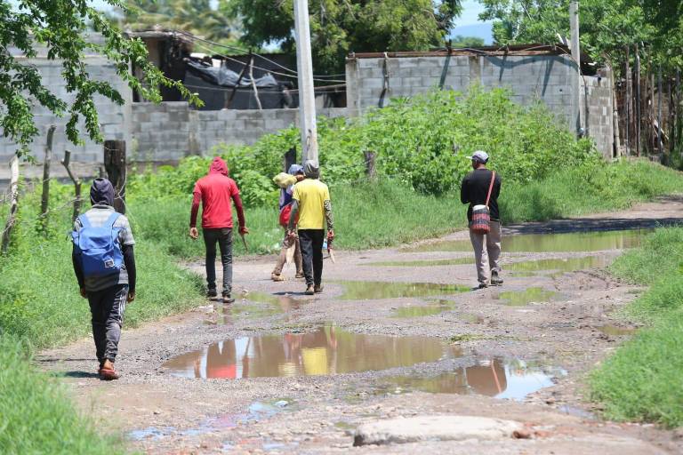 Por lluvias e inundaciones, evacuan a 40 familias en Elota