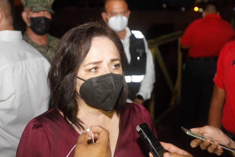 Supervisa coordinadora nacional de Protección Civil Arroyo Jabalines, en Mazatlán