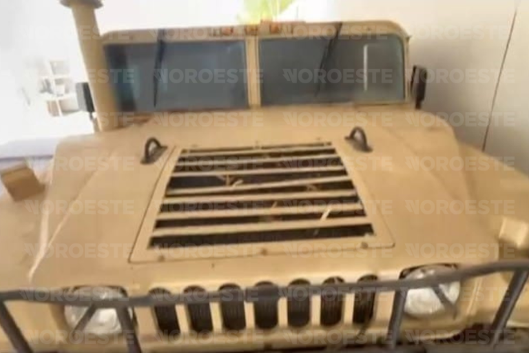 Atacan con dron a militares en Culiacán; hallan vehículo militar clonado y ponchallantas en la zona