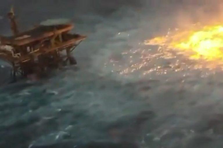$!Ojo de fuego en el Golfo de México.