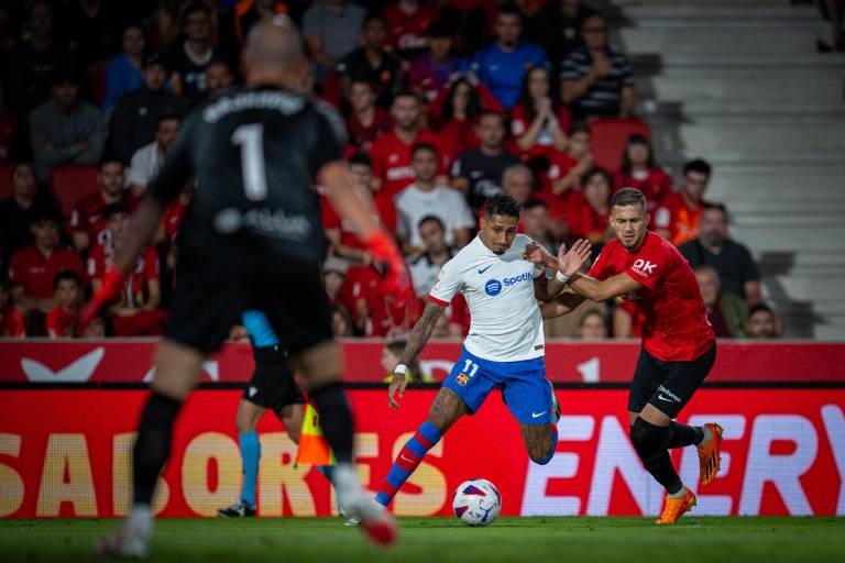 El Mallorca de Javier Agurre frena al Barcelona, al arrancarle un empate