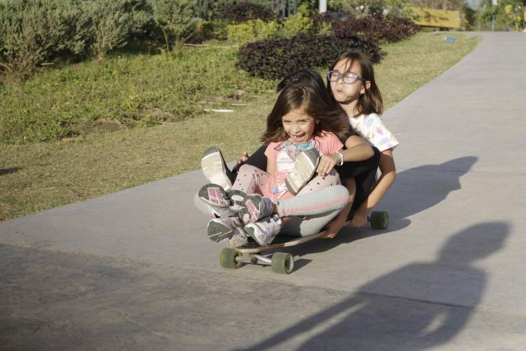 Viven tarde de diversión en el Jardín Evolutivo