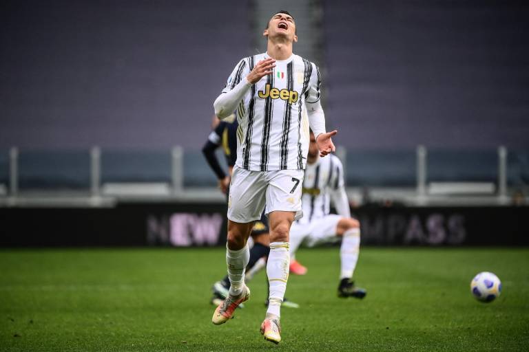 Cristiano es baja para juego ante el Atalanta por una lesión muscular